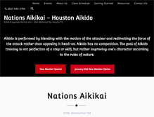 Tablet Screenshot of nationsaikikai.com